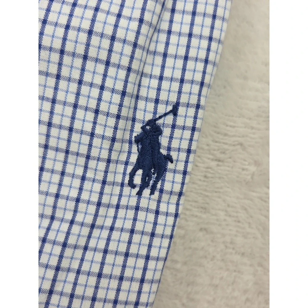 NWT 90s Vintage Polo Ralph Lauren Lowell Sport Shirt Cotton Mens XL Navy Blue